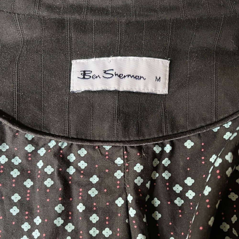 Ben Sherman Women’s Black Cotton Jacket Size Medium - Picture 6 of 8